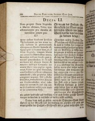 Decis. LI. - Decis LIV.