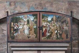 Johannesaltar — Szenen aus dem Leben Johannes des Täufers