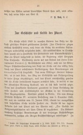 21-35 Zur Geschichte und Kritik des Placet