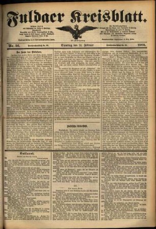 Ausgabe vom Dienstag, den 14. Februar 1905.