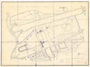 Sportpark, Duisburg-Wedau: Lageplan 1:2500