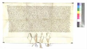Verkauf von Äckern zu Hüttisheim durch Familie Ungelter an Kloster Wiblingen