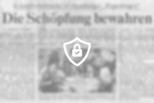 Die Schöpfung bewahren