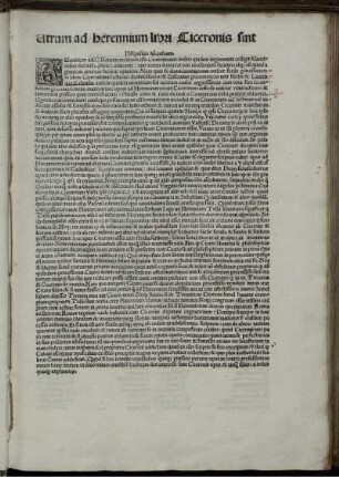 Utrum ad herennium libru Ciceronis ...