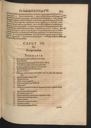 Caput VII. De exceptionibus.