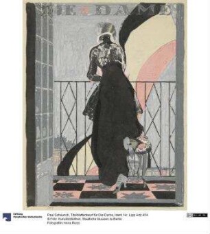 Titelblattentwurf für Die Dame