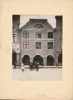 3-geschossiges Wohnhaus mit Arkaden, Wormditt: Ansicht