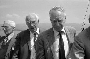 31. Tagung 1981 (29.6.-3.7.) Mediziner; Maikäferrede in Farbe: Nikolaas Tinbergen, Sir John C. Eccles, Sir Bernard Katz