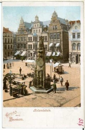 Bremen. Rolandsäule