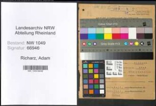 Entnazifizierung Adam Richarz , geb. 21.01.1904 (Angestellter)