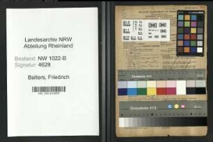 Entnazifizierung Friedrich Balters , geb. 01.01.1902 (Rektor)