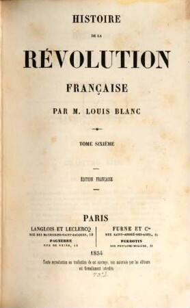 Histoire de la révolution française. 6