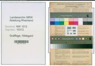 Entnazifizierung Hildegard Grafflage , geb. 20.03.1911 (Ordensschwester)