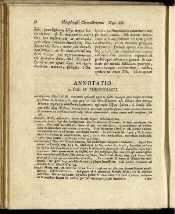 Annotatio ad Cap. IX Theophrasti.