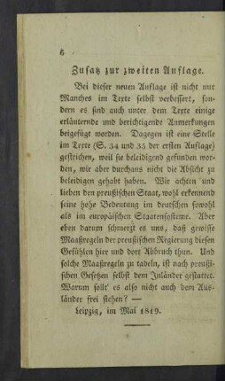 Zusatz zur zweiten Auflage.