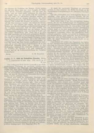 549-552 [Rezension] Lipsius, Fr. R., Kritik der theologischen Erkenntnis