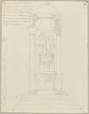 Altar in der Domkirche zu Bolsena, das Eucharistische Wunder darstellend