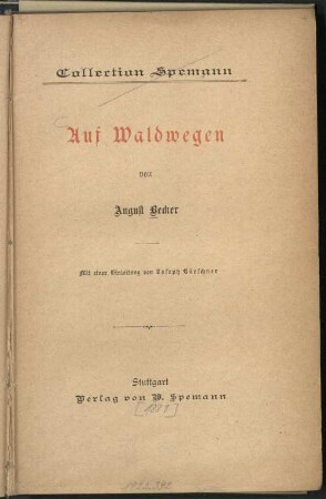 Auf Waldwegen