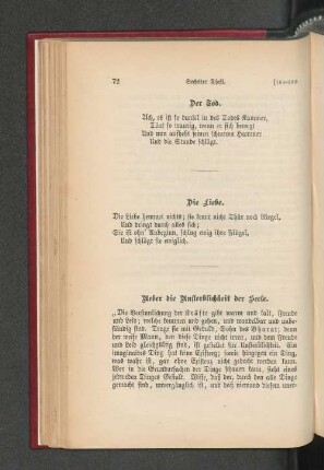 Ueber die Unsterblichkeit der Seele.
