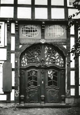 Gütersloh, Haus Stahl : Gütersloh. Haus Stahl, Domhof. Portal (nach 1730)