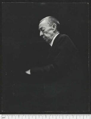 Porträtaufnahme Sergej V. Rachmaninov