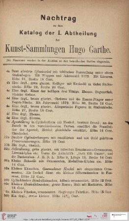 Nachträglich ergänzt: Nachtrag