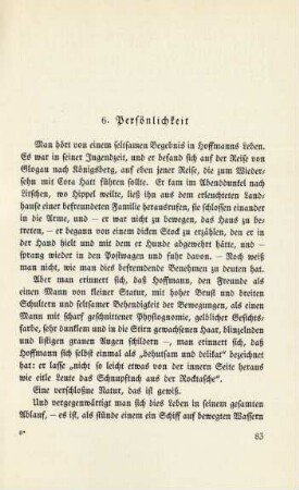 6. Persönlichkeit