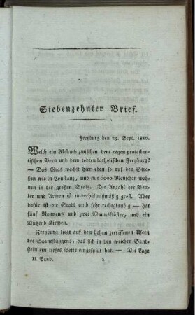 Siebenzehnter Brief