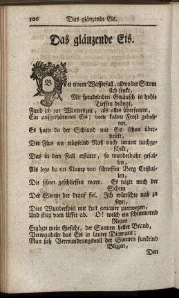 Das glänzende Eis. - Der Unglaube.