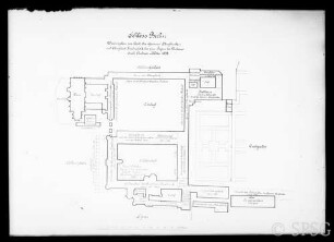 Berlin, Schloss Berlin, Vorschlüterscher Grundriß.