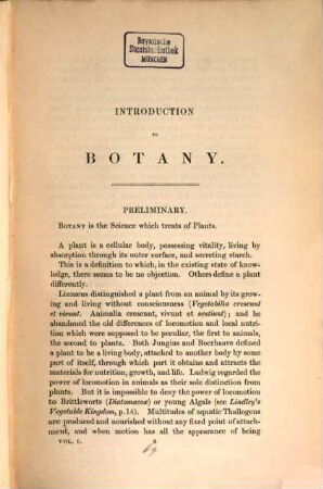 An introduction to botany. 1
