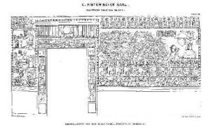 Tafel 14. C. Historischer Saal. Ostwand, Viertes Blatt