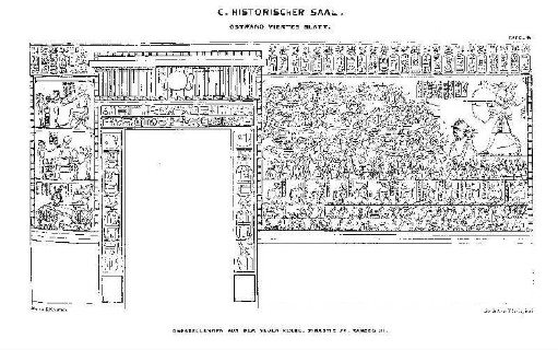 Tafel 14. C. Historischer Saal. Ostwand, Viertes Blatt