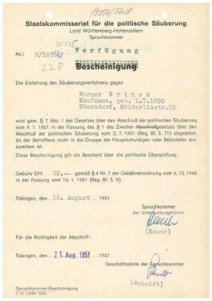 Brinck, Werner