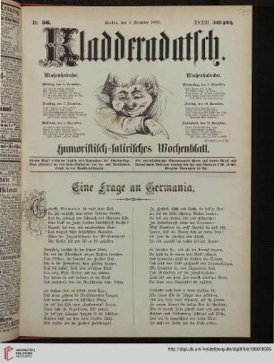 Hefte 56-60, Dezember 1880