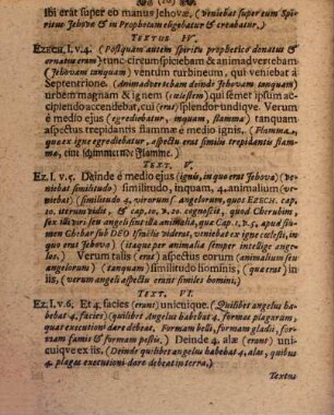 Versiones Latinae quorundam textuum Hebraeorum Vet. Testamenti, ex cap. I. et X. Ezechielis desumptorum