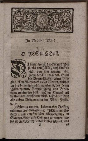 O Jesu Christ. - O daß ich dieses hohe Guth möcht ewiglich besizen!
