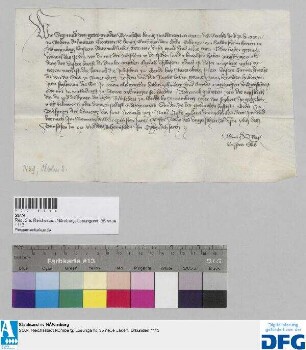König Sigmund gebietet dem Erkinger von Sawnsheim Herrn zu Schwarzenberg, die Freiheiten der Nürnberger Judenschaft nicht anzutasten.