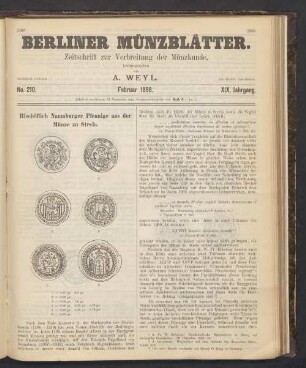 No. 210. Februar 1898
