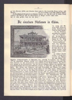 Die einzelnen Stationen in China