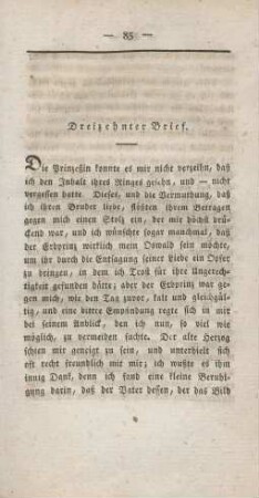 Dreizehnter Brief