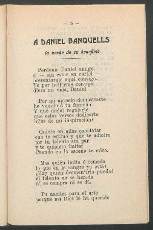 A Daniel Banquells : la noche de su beneficio