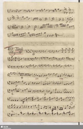 1155. Finale: mia bella Ernestina / Salieri, A.