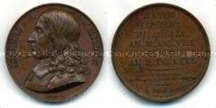 Series numismatica universalis virorum illustrium, Medaille auf John Milton