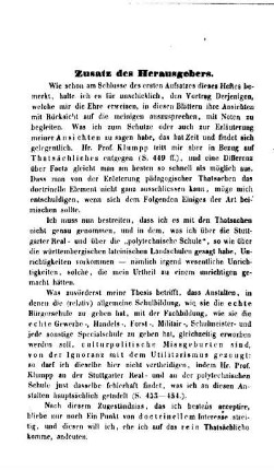 Zusatz des Herausgebers