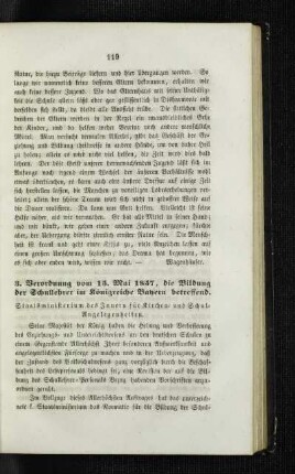 Verordnung vom 15. Mai 1857, die Bildung der Schullehrer im Königreiche Bayern betreffend