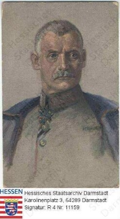 Rupprecht Kronprinz v. Bayern (1869-1955) / Porträt in Uniform, Brustbild