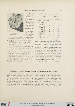 7.1904: Römischer Votivstein und Porträtbüste in Neuschloß Matzen in Tirol