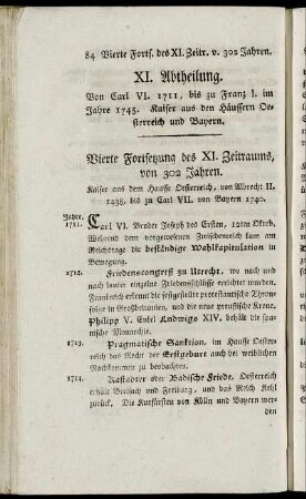 XI. Abtheilung. - XIII. Abtheilung.
