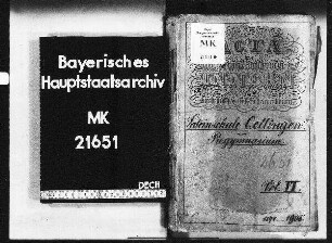 Oettingen. Progymnasium. Im allgemeinen.